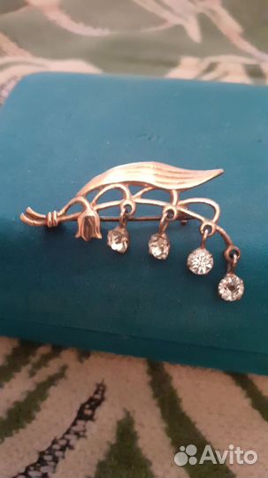 Брошь серебро 875 СССР