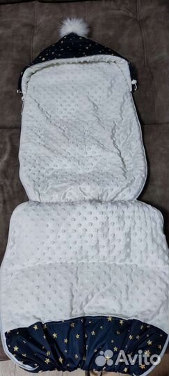 Новый теплый зимний конверт с поддевой в подарок