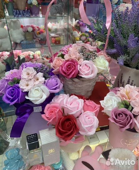 Цветы букеты из мыла