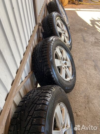 Колеса на mitsubishi R17 265/65 nokian шип