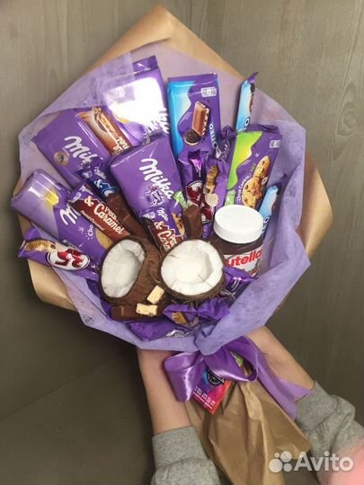 Букет из сладостей, конфет / съедобный букет