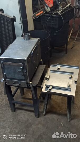 Дровяная печь для палатки