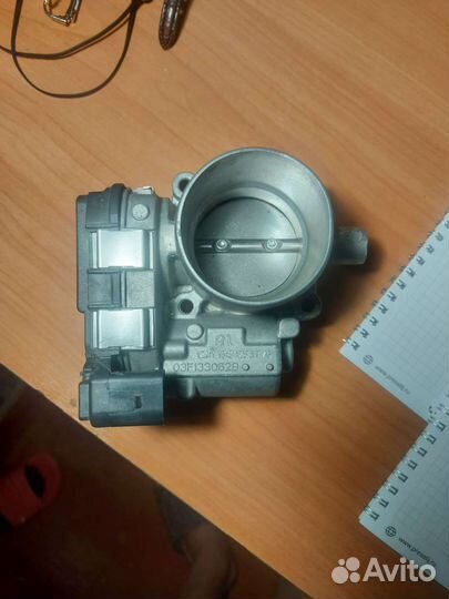 Дроссельная заслонка skoda octavia а7 1.4л