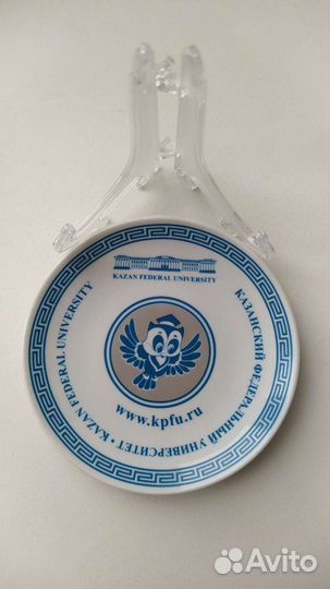 Кружка кфу и сувенирная тарелка на подставке новые