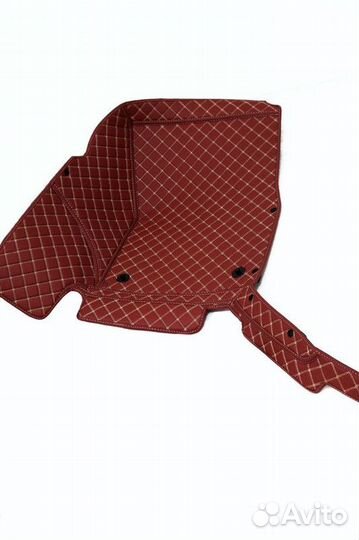 Кожаные 3D коврики в салон авто
