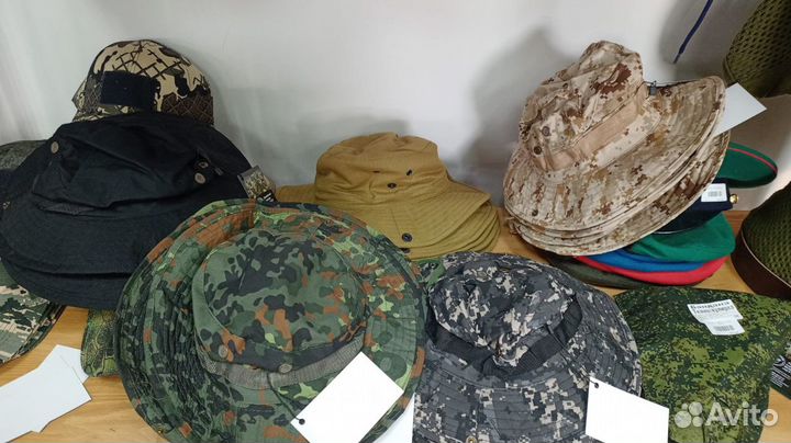 Панама рип стоп черная