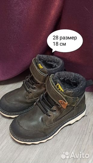 Ботинки осенние для мальчика
