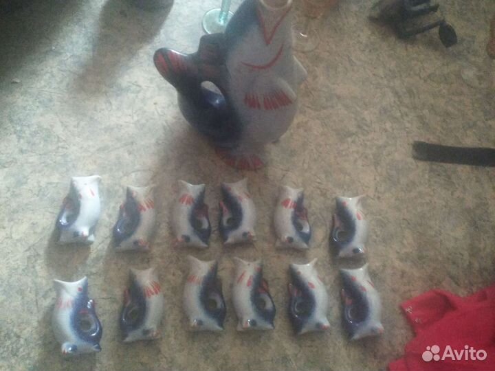Фарфоровые рыбки СССР