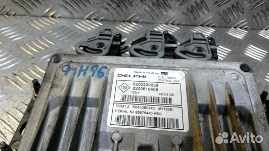 Блок управления двс renault megane 2 (96H04PC01)