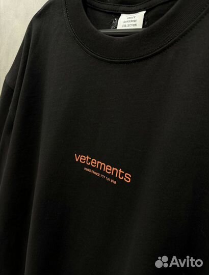 Футболка vetements оверсайз