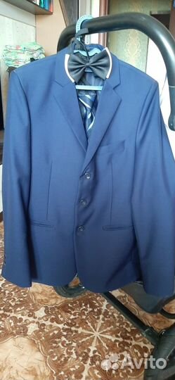 Пиджак с жилетом 146-152