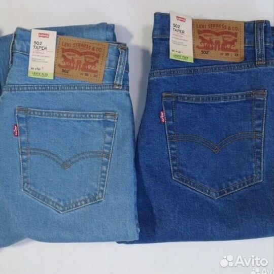 Джинсы Levi's 502 Taper Stretch 2 цвета W:38 L:32