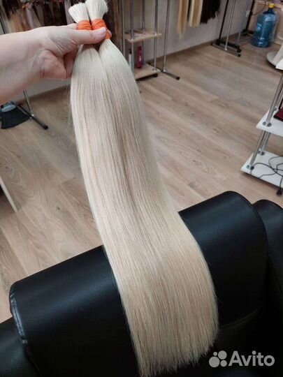 Волосы для наращивания 70см блонд