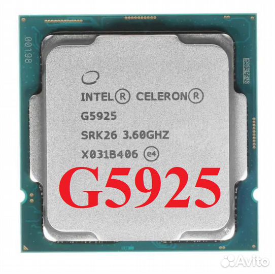 LGA1200 / Intel G5925 / UltraHD 610 / Новый