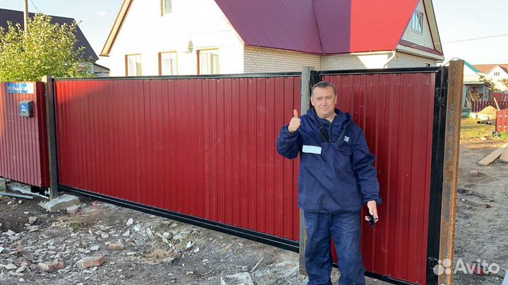 Откатные ворота автоматические