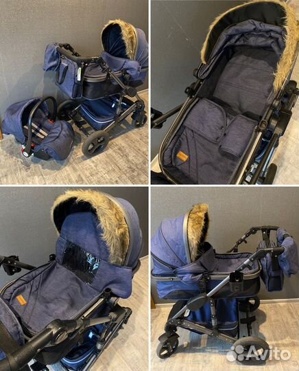 Коляска универсальная 3 в 1 Luxmom 555