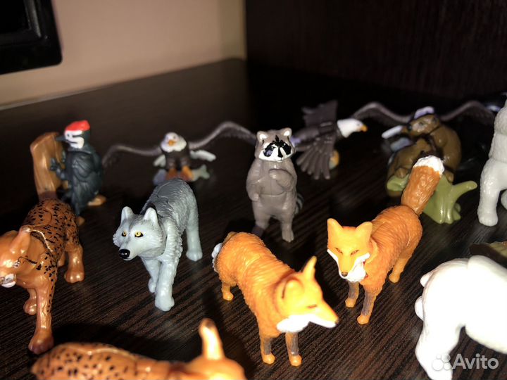 Игрушки из киндера животные