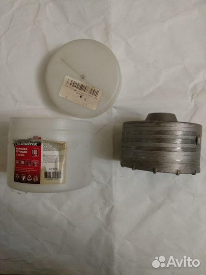 Коронка по бетону 100 и 105 мм