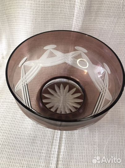 Ваза для фруктов хрусталь Германия