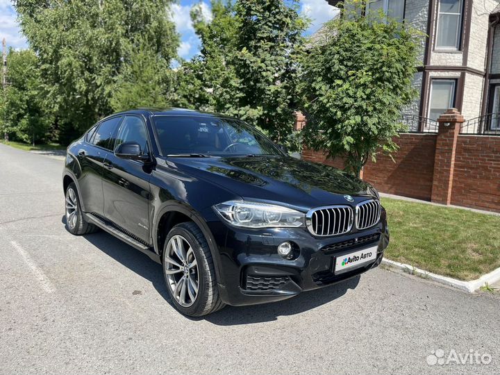 BMW X6 3.0 AT, 2017, 124 000 км