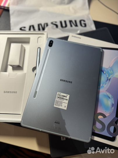 Samsung galaxy tab s6 128 + чехол-клавиатура