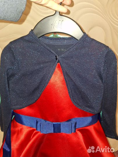 Платье для девочки 98/104 (+кофта, +туфли)
