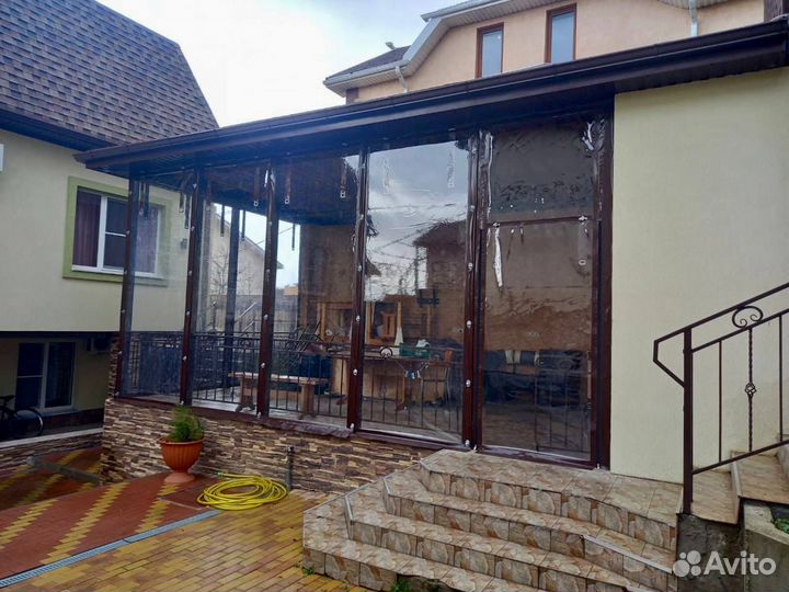 Мягкие окна для навесов, беседок, гаражей, террас