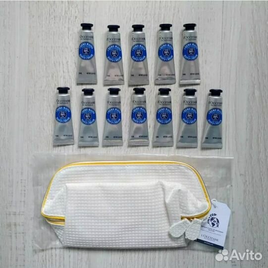 L'Occitane Набор Крем Карите 12х10мл Косметичка