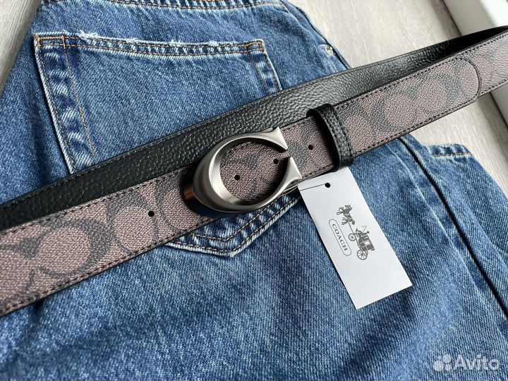 Ремень Coach коричневый