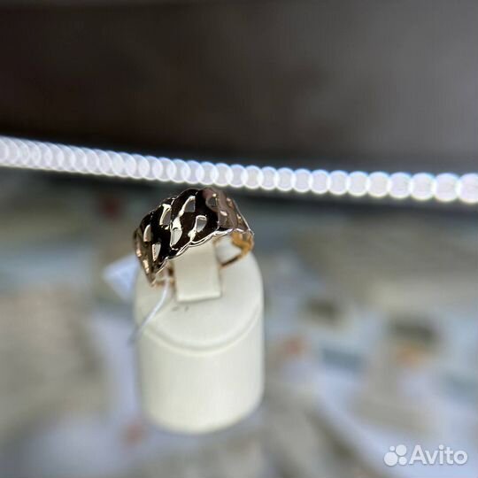 Золотое кольцо 585 новое золото