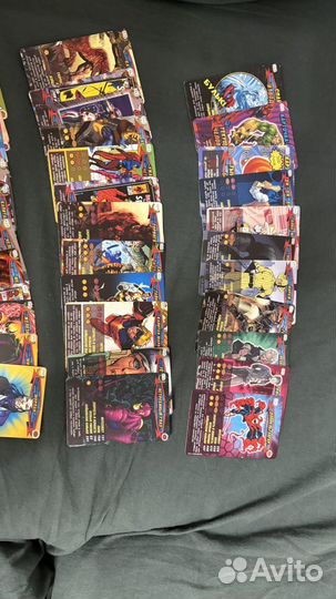 Карточки человек паук герои и злодеи лот №2