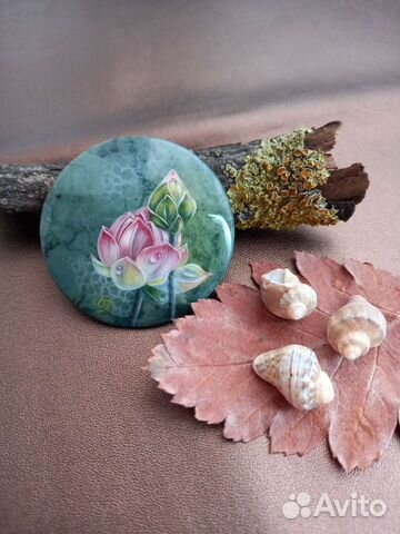 Кабошон из натурального камня