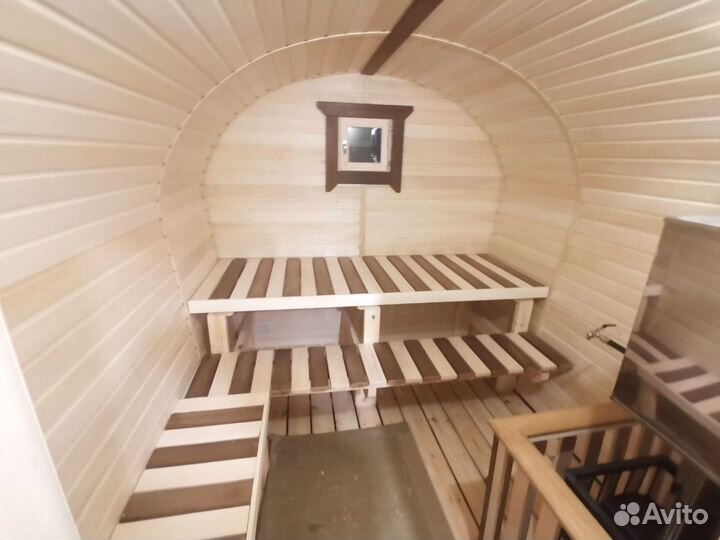 Баня бочка под ключ