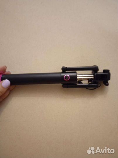 Селфи палка с кнопкой