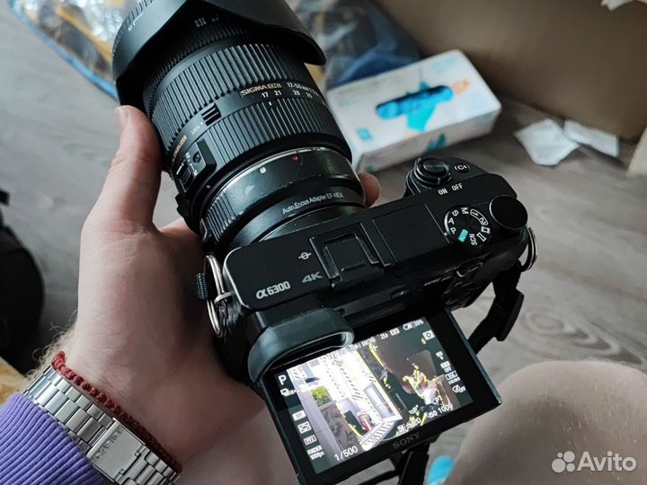 Sigma 17-50mm 1:2.8 ex OS Hsm Canon + Адептер Sony