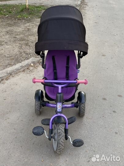 Детский велосипед с родительской ручкой