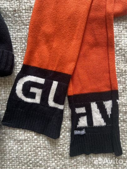 Комплект шапка и шарф для мальчика