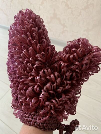 Мочалка варежка