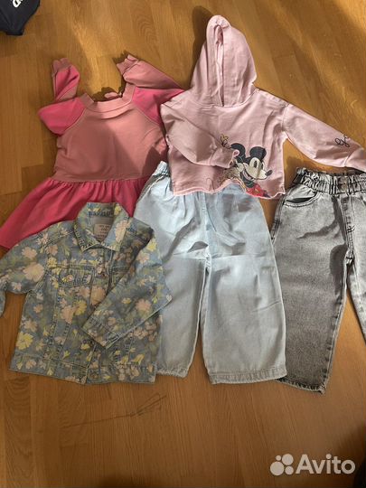 Вещи детские пакетом 92-98