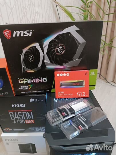 Игровой Компьютер, Ryzen 5 5500+ GTX 1660