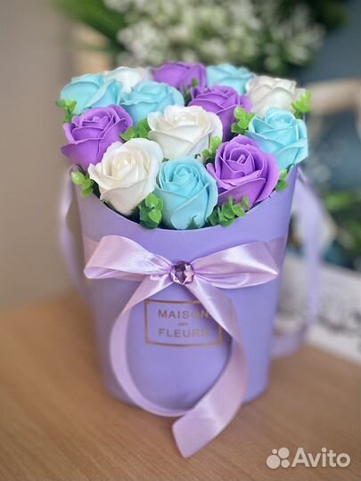 Мыльные розы, цветы из мыла