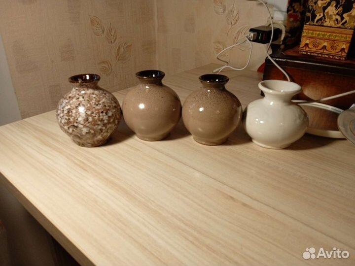 Чайнички, вазы,соусник, подсвечник