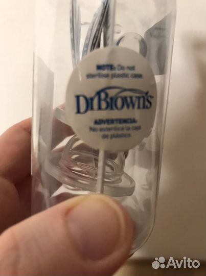 Соска на бутылочку dr browns для новорожденных
