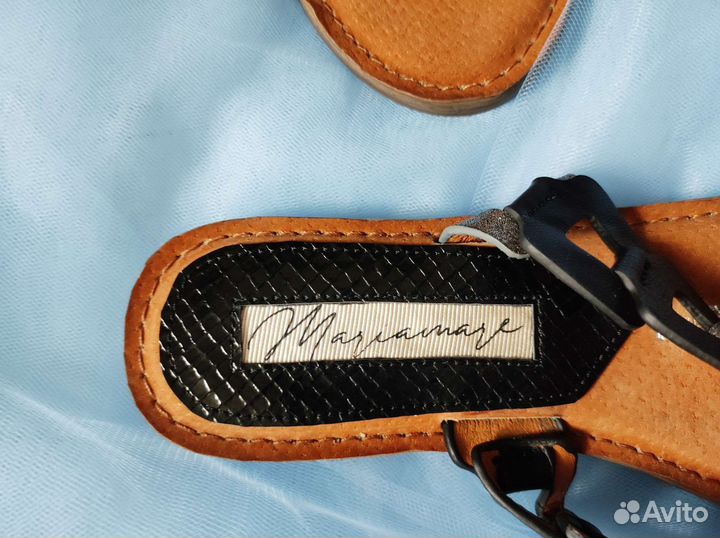 Женские шлёпанцы Mariamare 37 с кожаной стелькой