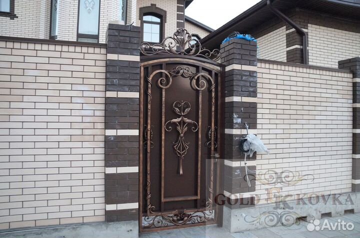 Ворота кованые