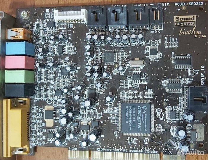 Звуковая карта creative sound blaster live 5.1