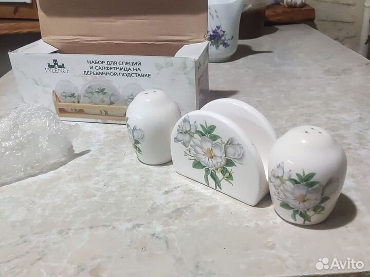 Солонка и перечница винтаж