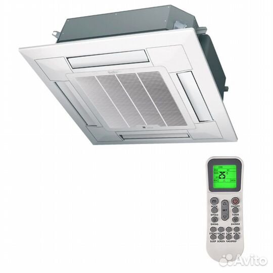 Кондиционер кассетный потолочный