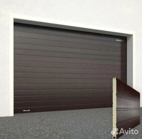 Гаражные секционные ворота дорхан 2750х2125