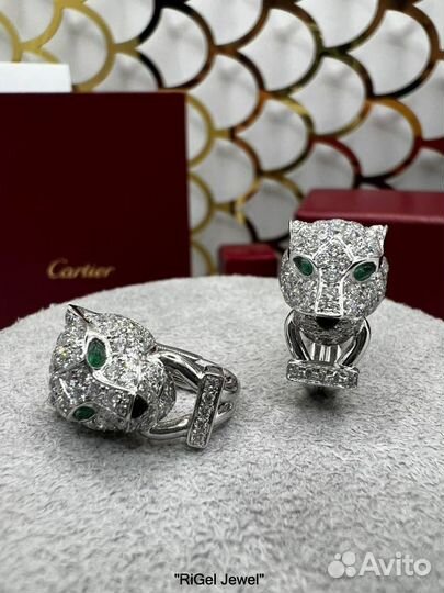 Серьги Cartier (18 ct) полный комплект